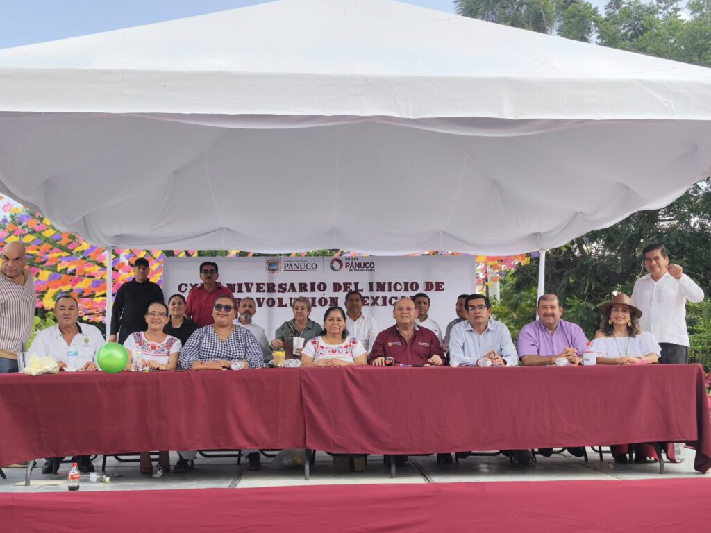 Conmemoran en Pánuco el CXV Aniversario de la Revolución Mexicana con multitudinario desfile cívico.